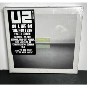 U2 No Line On The Horizon Limited Edition CD Poster Booklet New Sealed - Anton